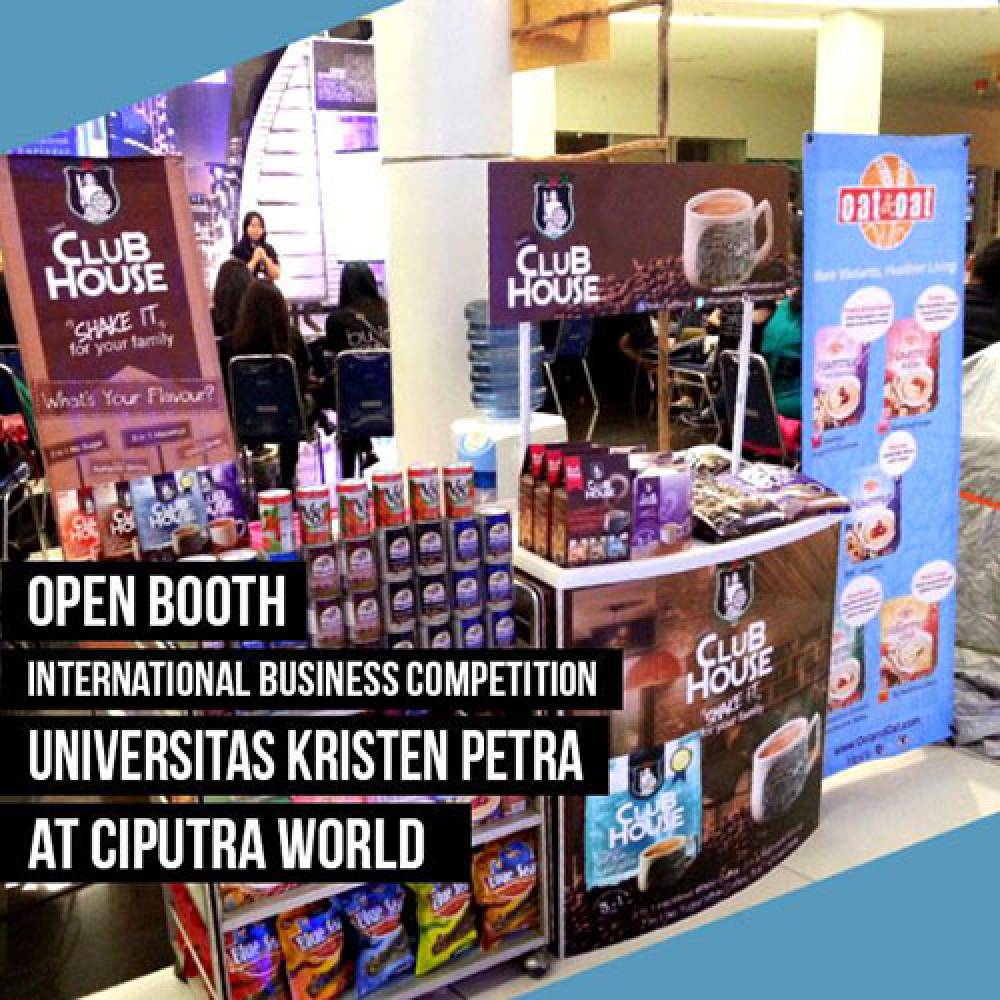Our Booth at International Business Competition 2014 Inter Buana Mandiri
