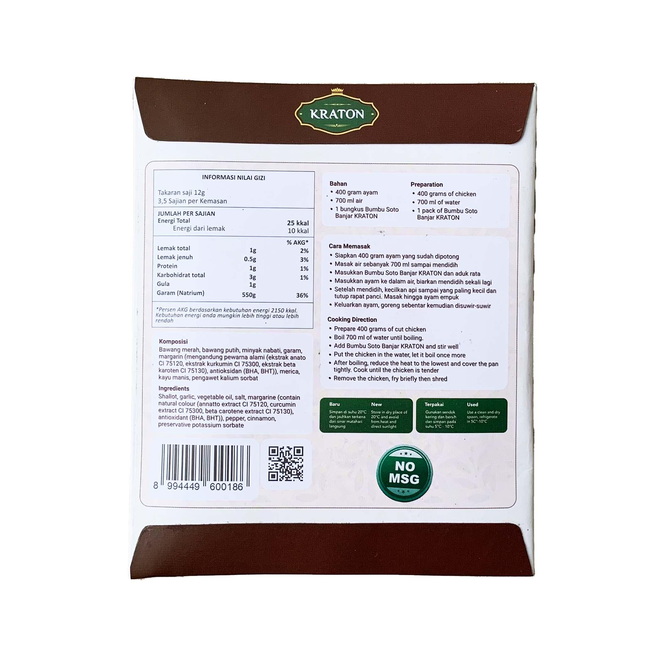 Kraton Soto Banjar 42 gram Inter Buana Mandiri