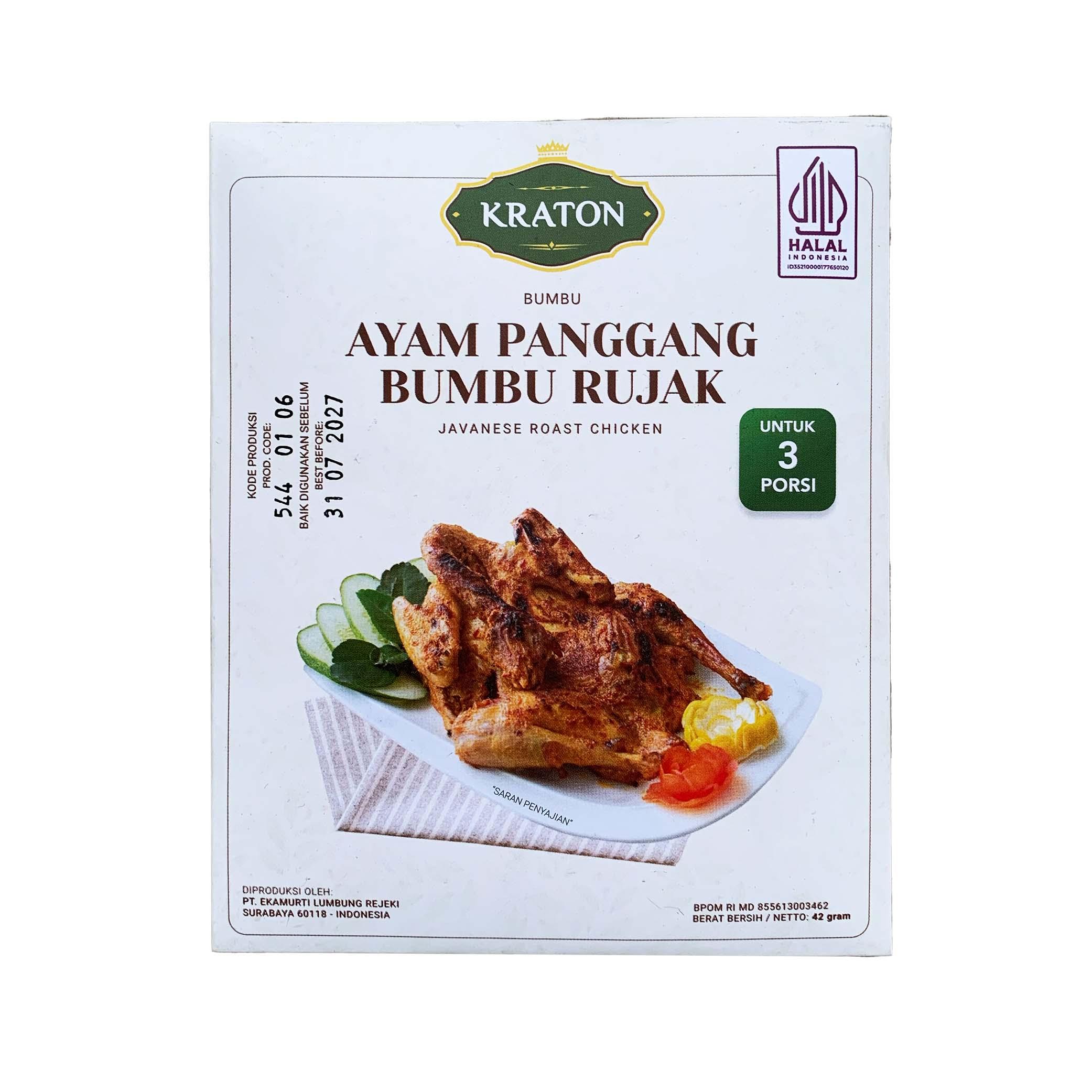 Kraton Bumbu Ayam Panggang Bumbu Rujak 42 gram Inter Buana Mandiri