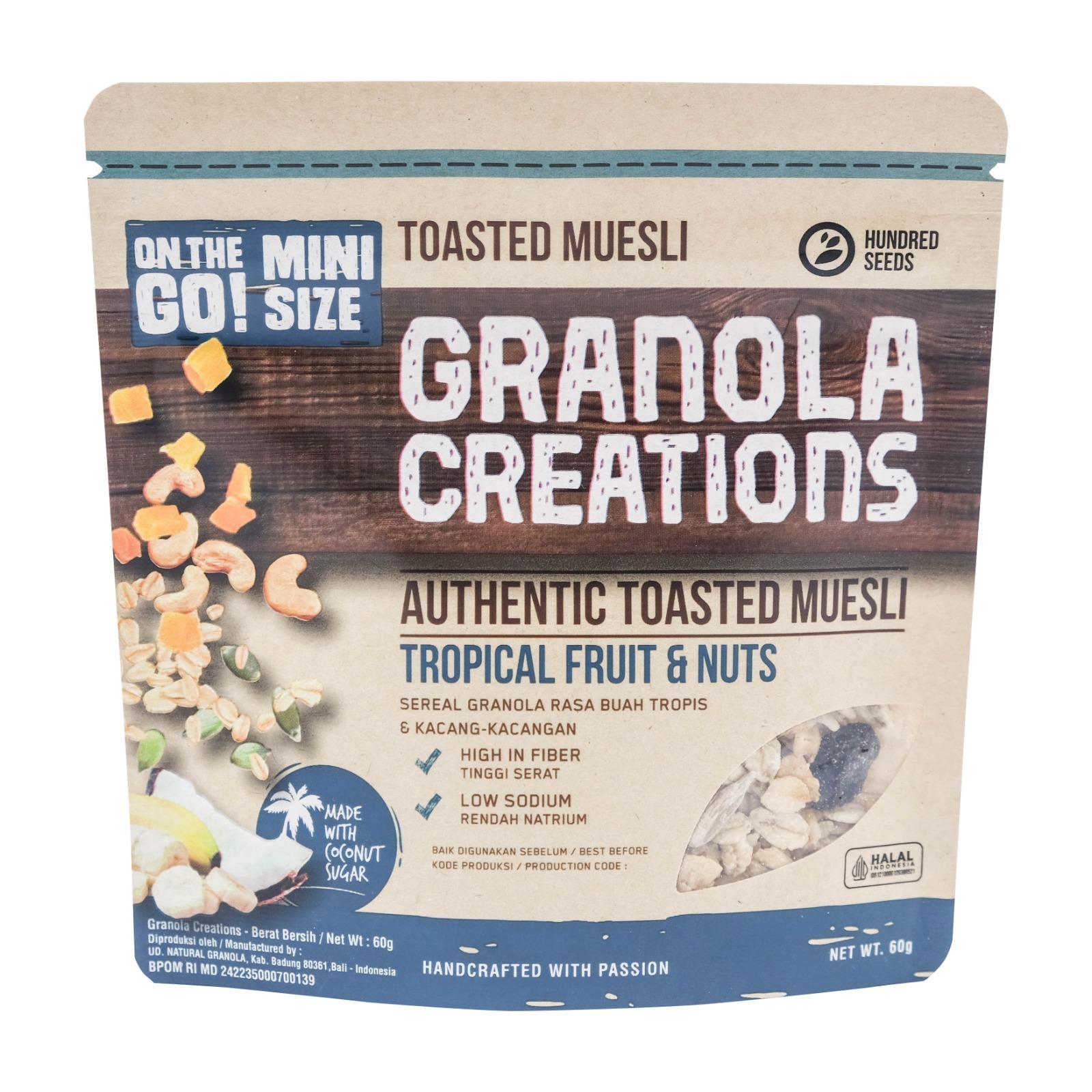Granola Creations Tropical Fruit & Nuts 60g Inter Buana Mandiri