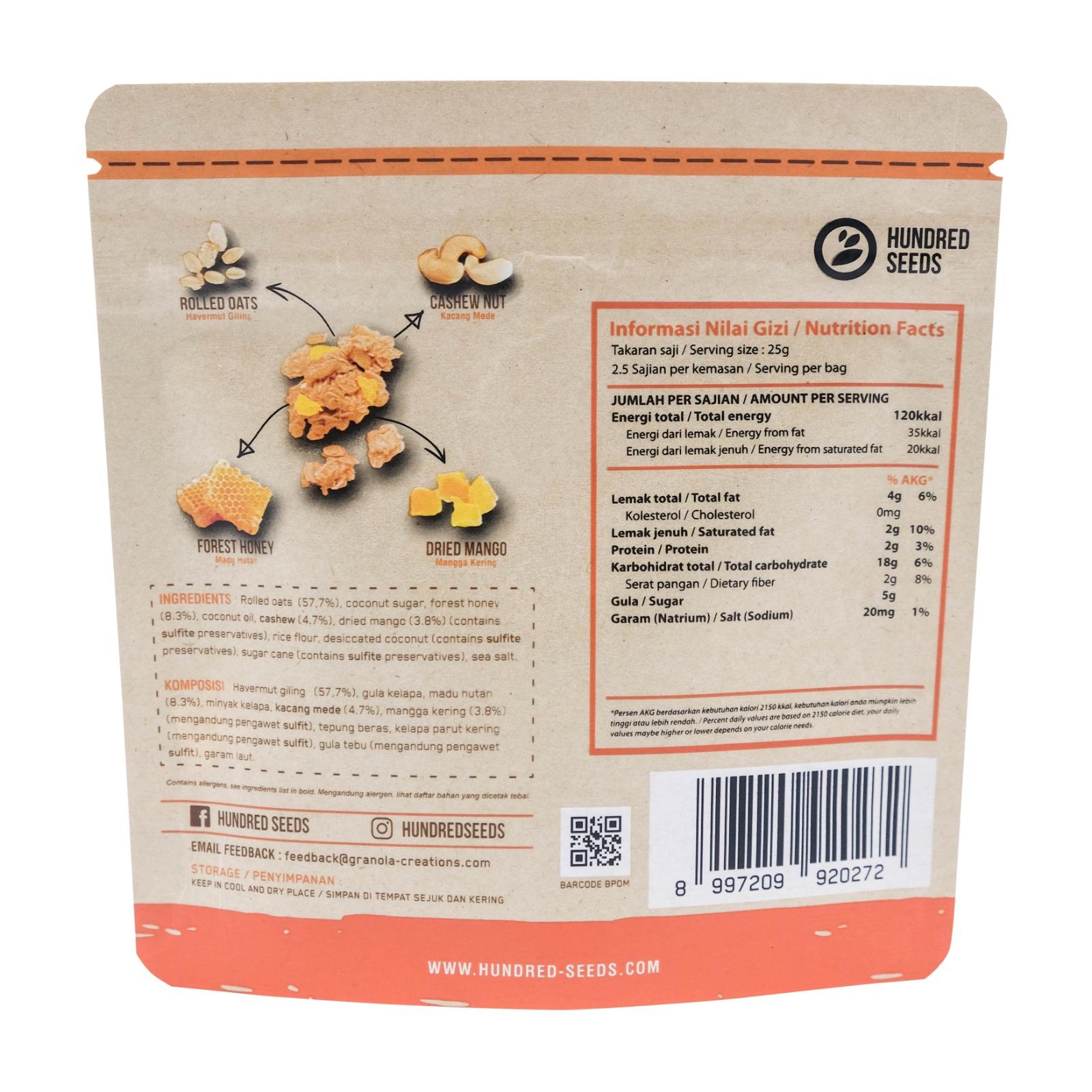 Granola Creations Honey & Mango 60g Inter Buana Mandiri