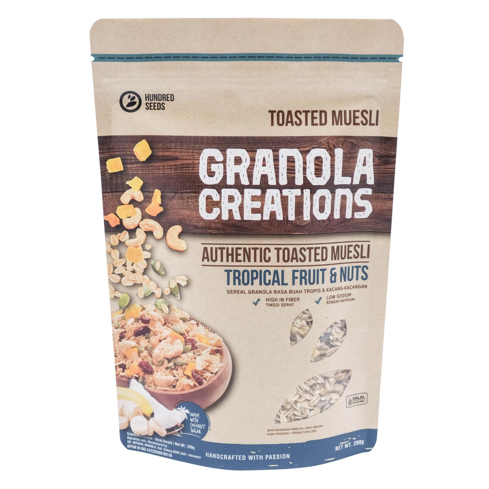 Granola Creations Tropical Fruit & Nuts 200g Inter Buana Mandiri