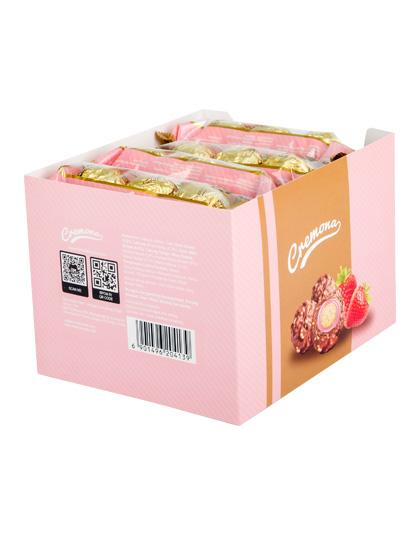 Cremona Strawberry Cream Crisp Malt Wafer Chocolate Inter Buana Mandiri