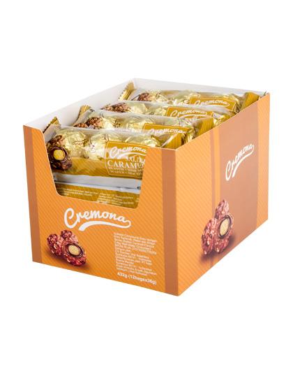 Cremona Salted Caramel Flavor Crisp Malt Wafer Chocolate Inter Buana Mandiri