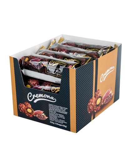 Cremona Hazelnut Cream Crisp Malt Wafer Dark Chocolate Inter Buana Mandiri