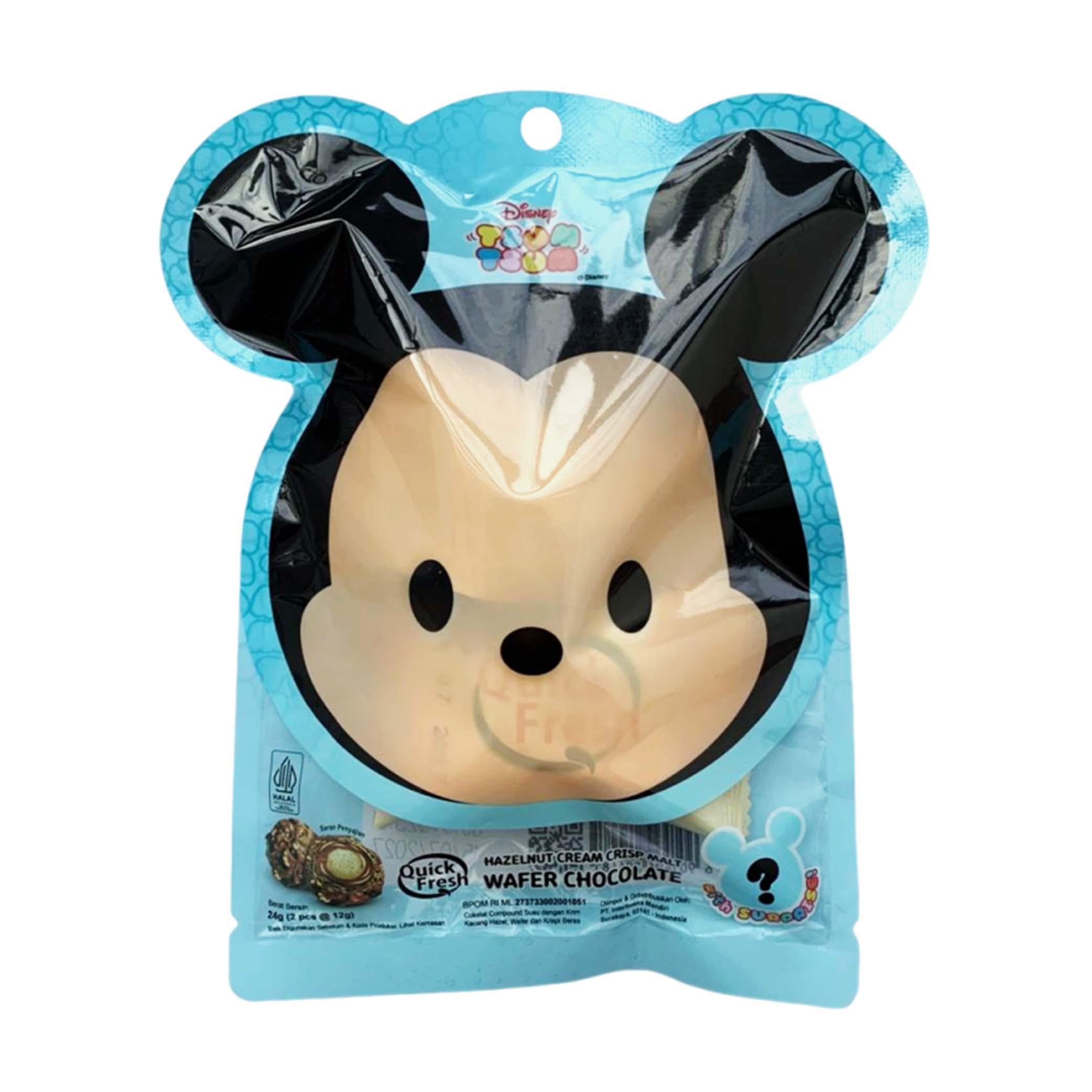 Quick Fresh  Hazelnut Cream Crispy Wafer Chocolate - Disney Tsum Tusm Series Inter Buana Mandiri