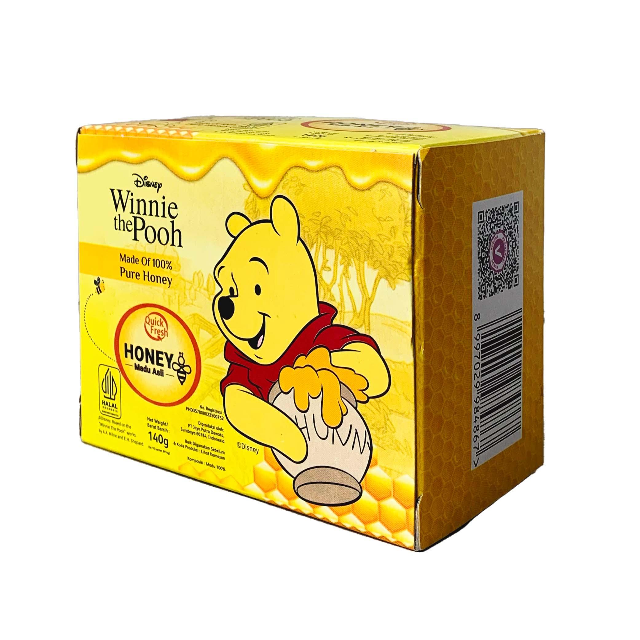 Quick Fresh Honey Winnie The Pooh 140g (isi 10 sachet) Inter Buana Mandiri