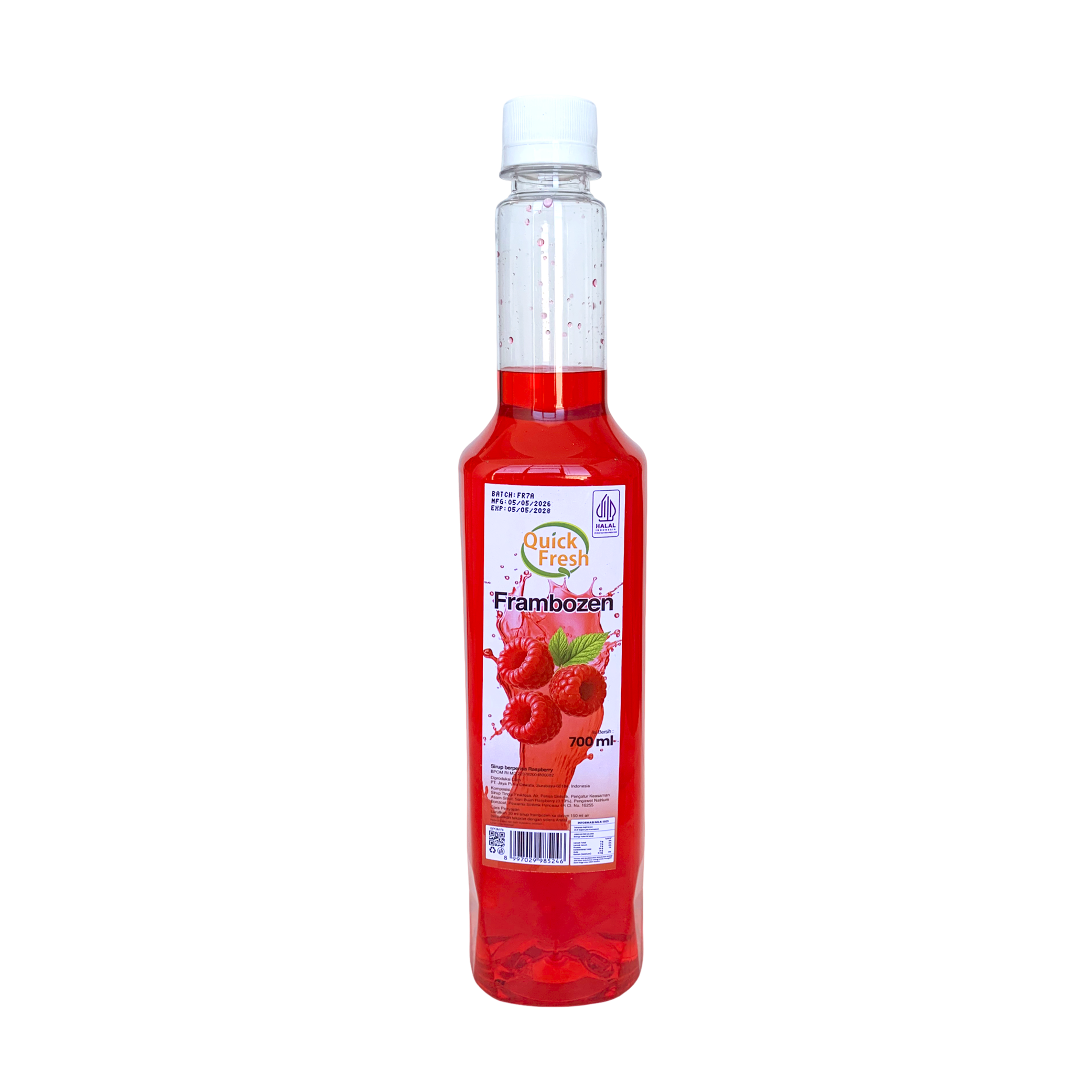 Quick Fresh Frambozen Syrup 700ml Inter Buana Mandiri