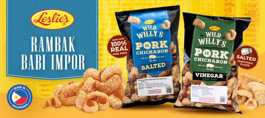 Leslie's Pork Chicharon Pro-Ex Universal jaya Bersama